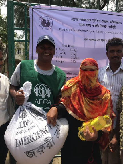 Emergency Relief to Cyclone Victims