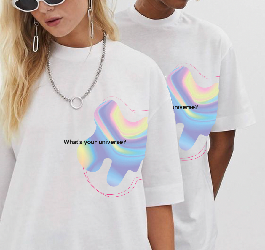 Miniatura: WHAT`S YOUR UNIVERSE T-SHIRT