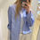 Miniatura: Camicia JAMIE righe azzurro