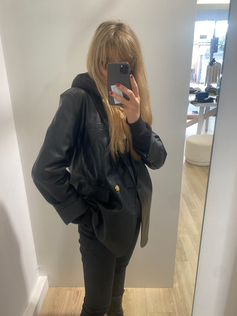 Miniatura: Felpa rainbow over stampa nera