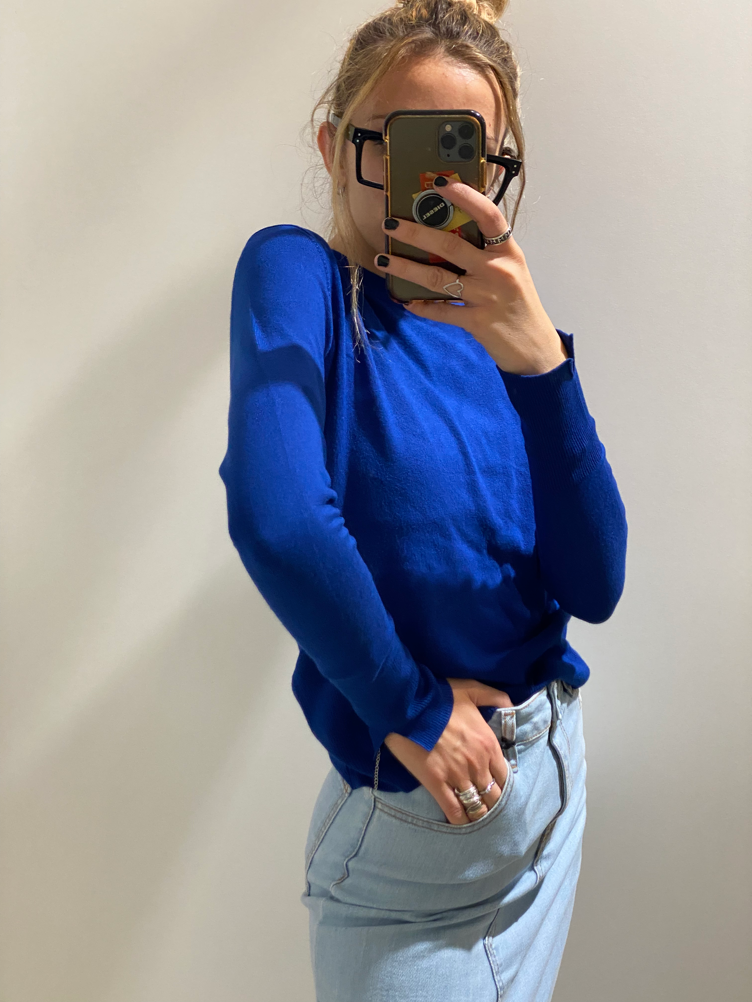 Maglioncino sodalite blue