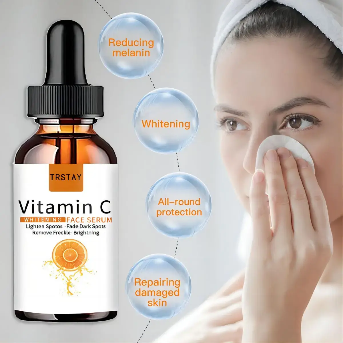 TRSTAY Vitamin C Serum for Face Moisturizing Facial