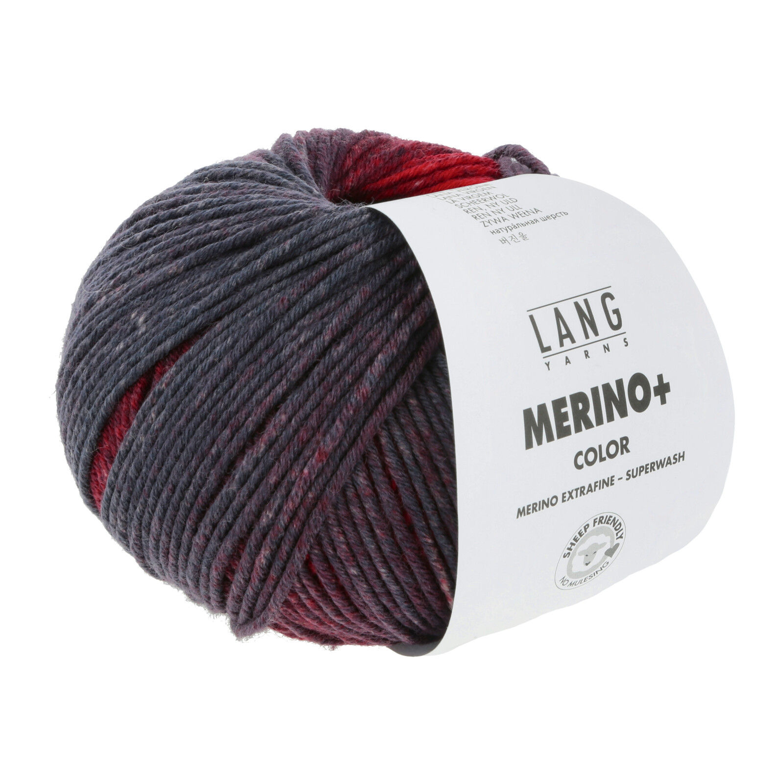 Lang Yarns Merino+ Color Farbe 0207