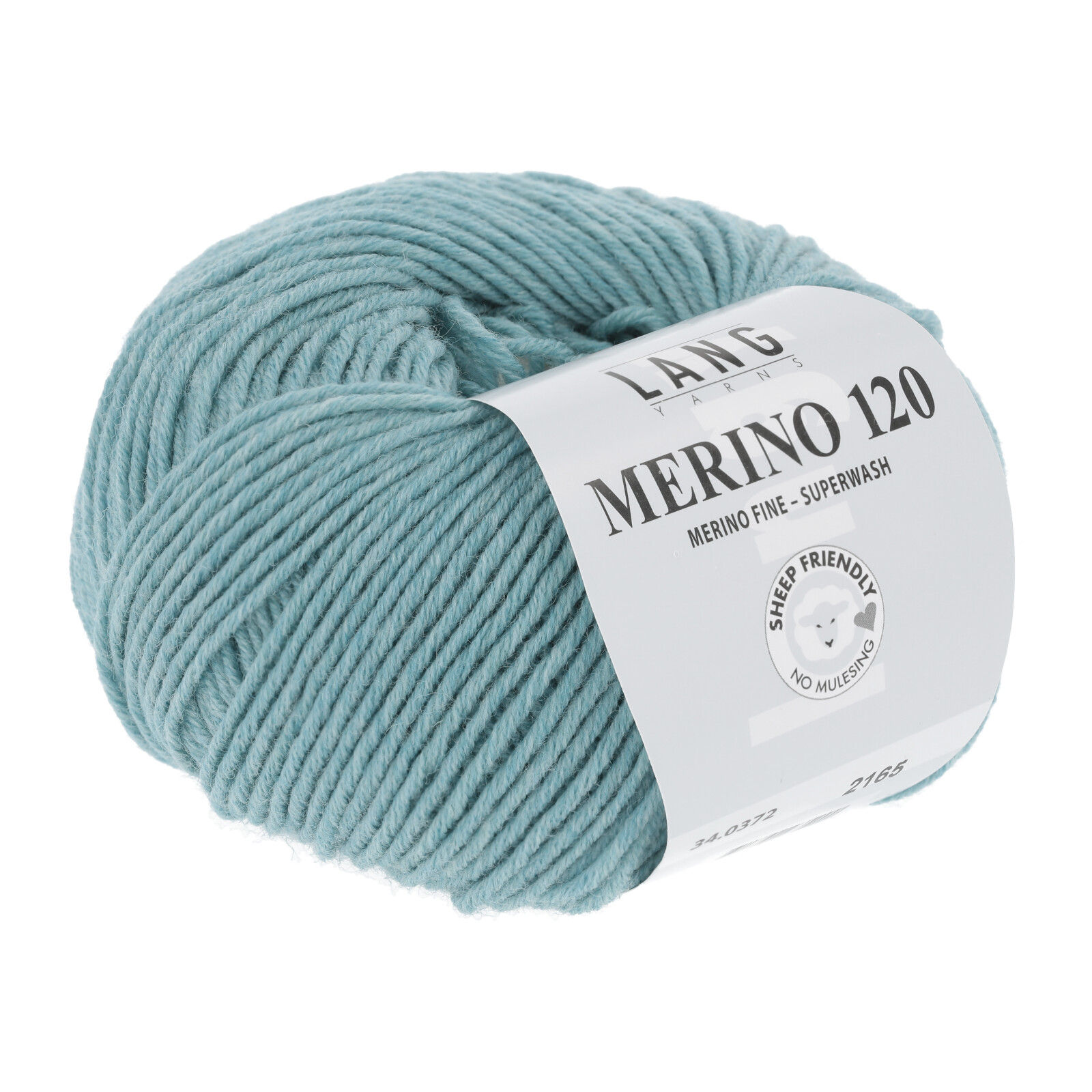 Lang Yarns Merino 120 Farbe 0372 helltuerkis