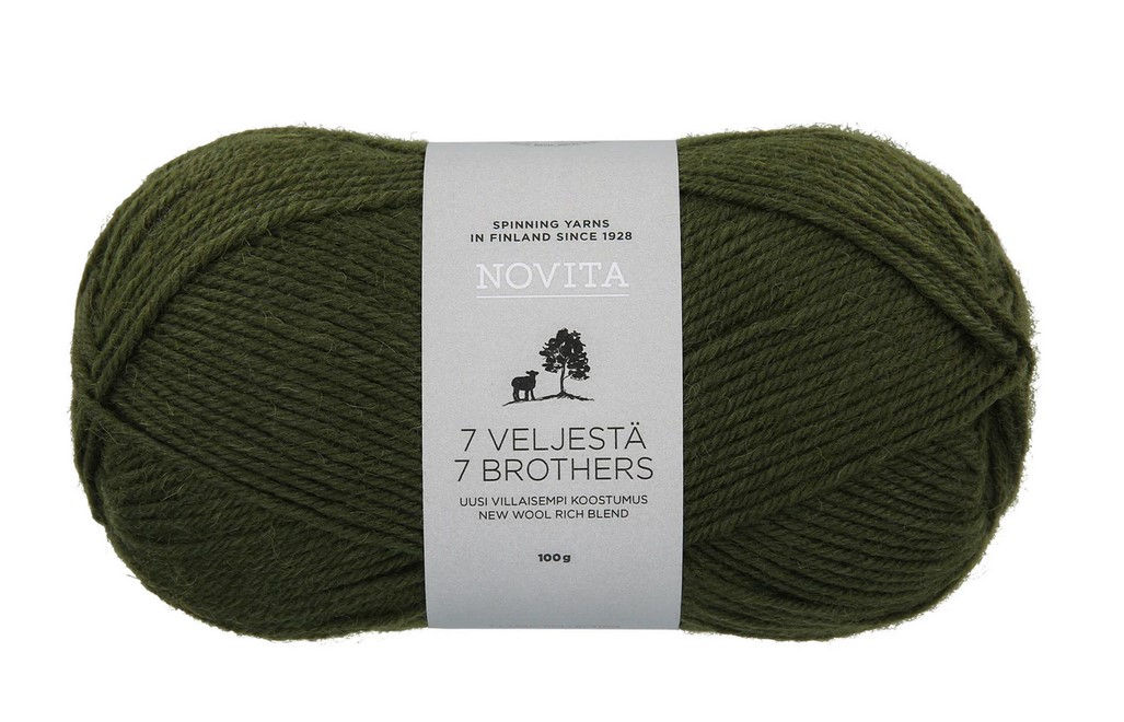 Novita 7 Veljestä 7 Brothers Farbe 391 Fichtenwald