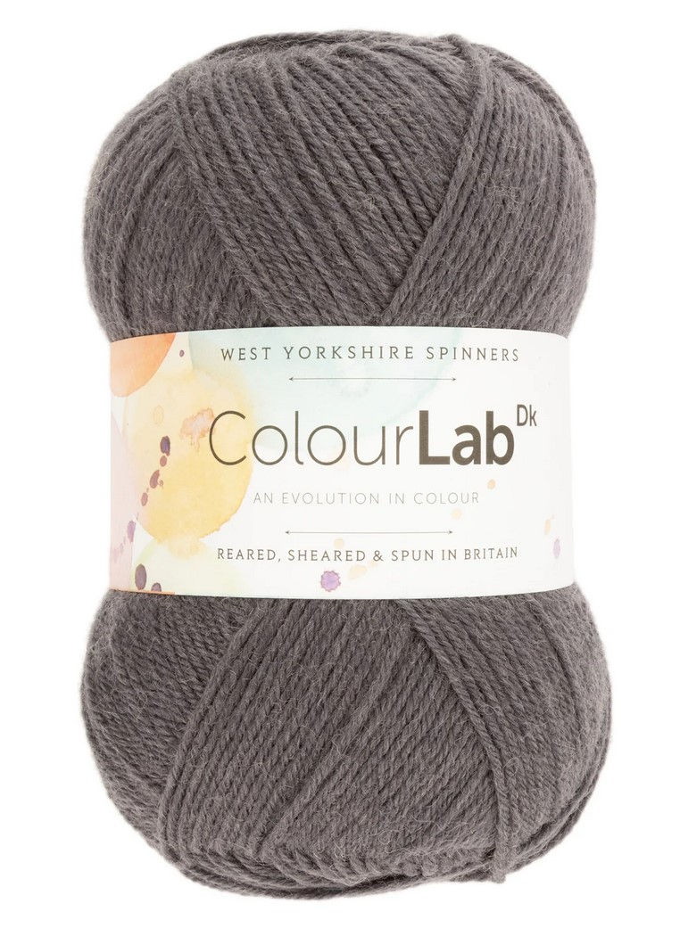 West Yorkshire Spinners ColourLab DK uni 373 Stormy Grey
