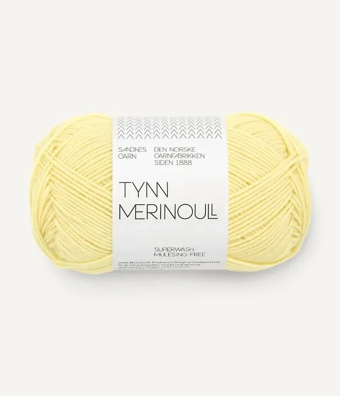 Sandnes Garn Tynn Merinoull Fb. 9602 lemonade