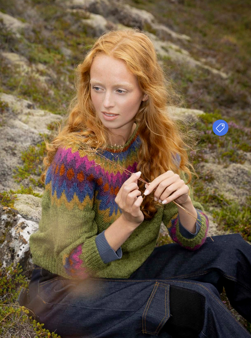 Strickpaket Moss Fjallalopi Islandpullover