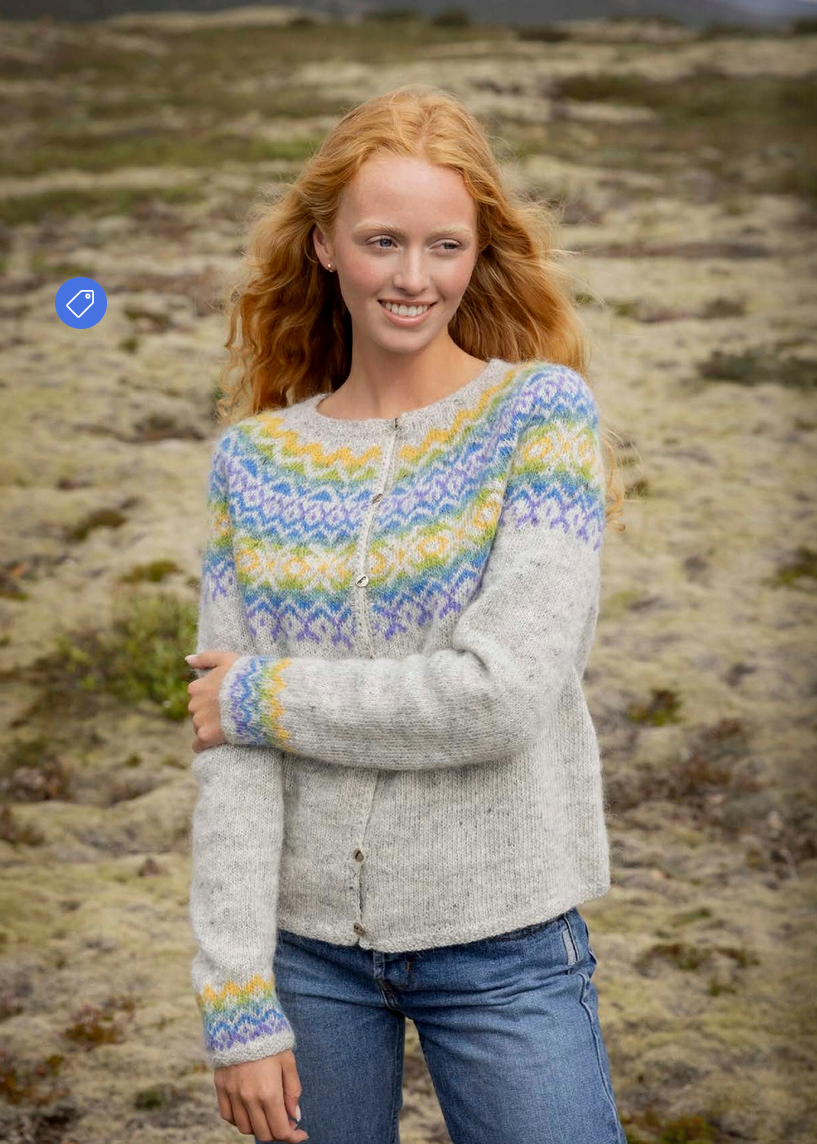 Strickpaket Fjallalopi Sigur Strickjacke-Pullover