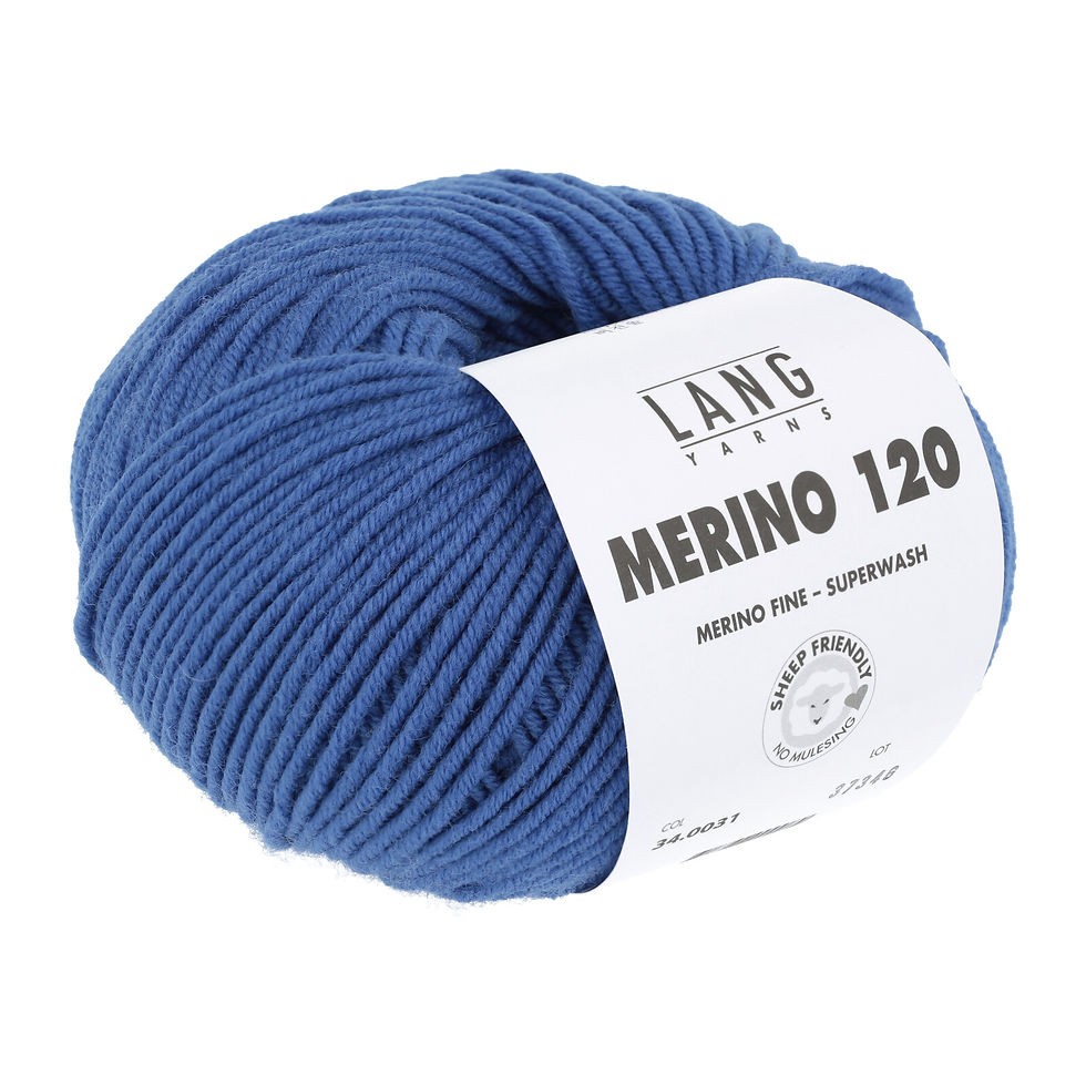 Lang Yarns Merino 120 Farbe 0031 blau