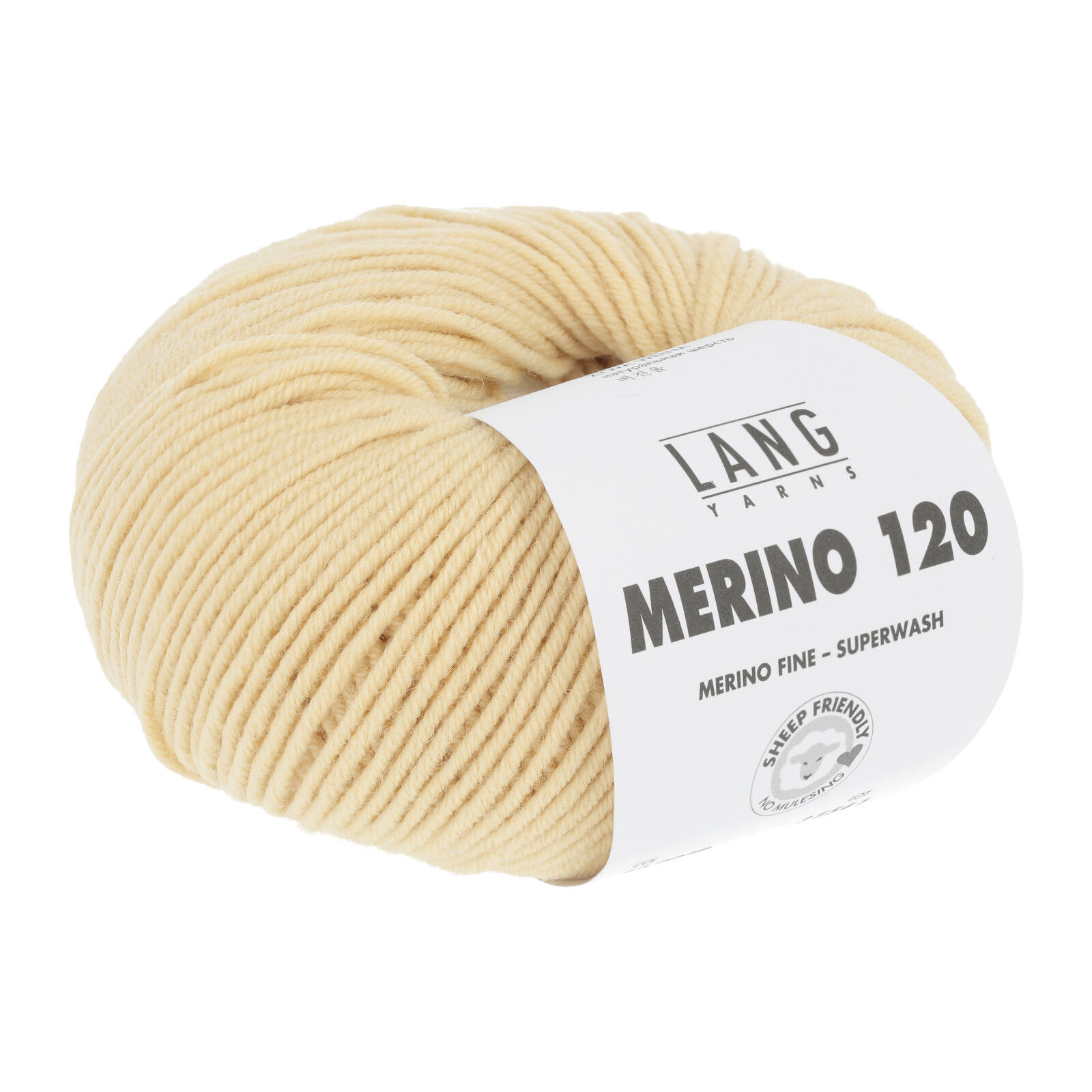Lang Yarns Merino 120 Farbe 0049 hellgelb