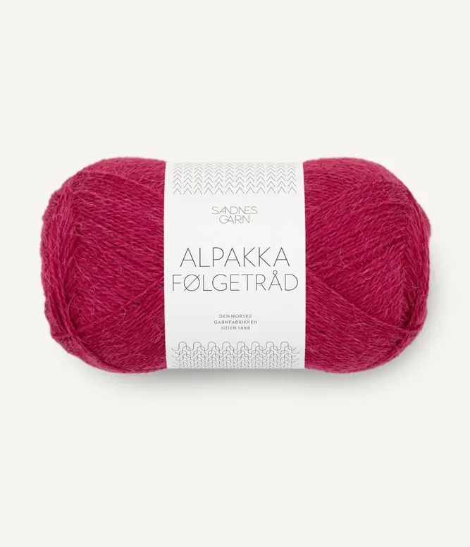 Sandnes Garn Alpakka Folgetrad 4255 rumba red