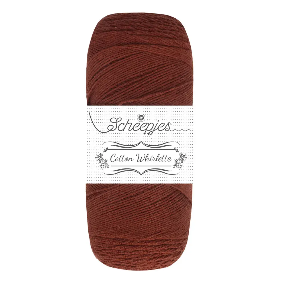 Scheepjes Cotton Whirlette Farbe 817 Chocolate