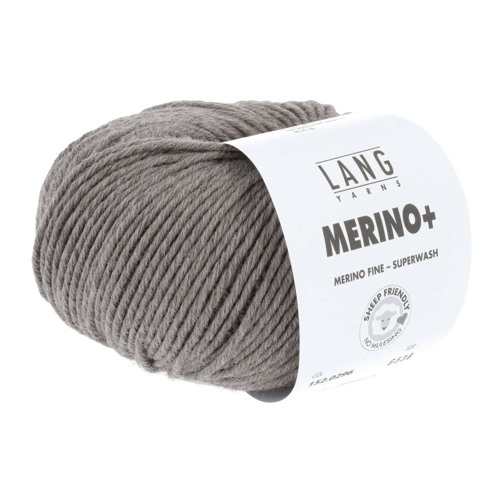 Lang Yarns Merino+ Farbe 0296 beige grau