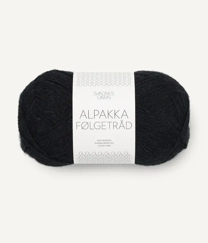 Sandnes Garn Alpakka Folgetrad 1099 black