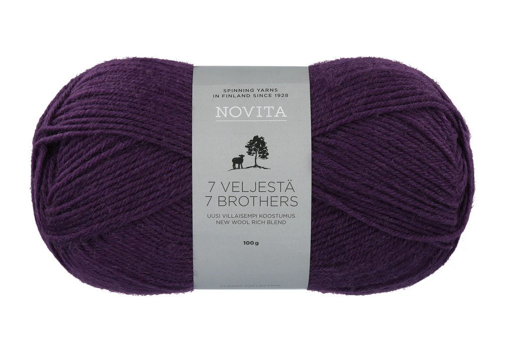 Novita 7 Veljestä 7 Brothers Farbe 777 Krokus