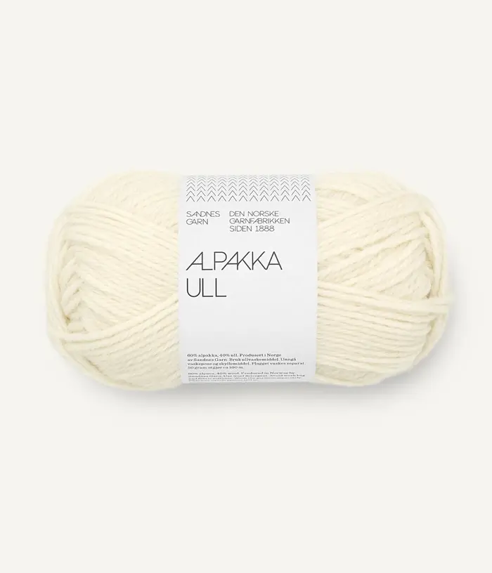 Sandnes Garn Alpakka Ull 1012 natural white