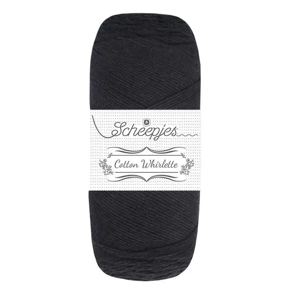 Scheepjes Cotton Whirlette Farbe 809 Black Bean