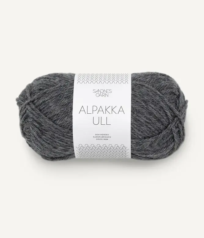 Sandnes Garn Alpakka Ull 1053 dark grey melange
