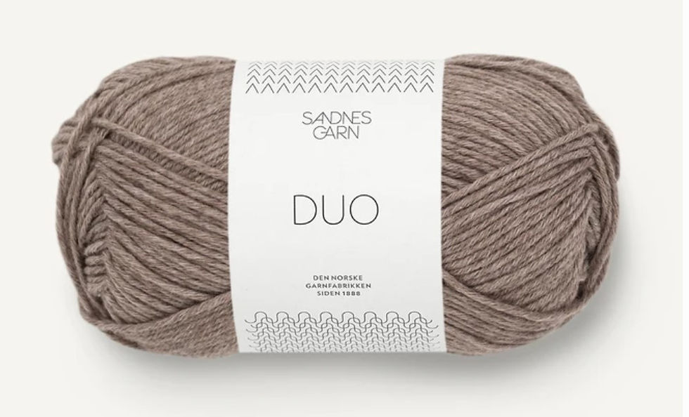 Sandnes Garn Duo Farbe 2652 dark beige mottled