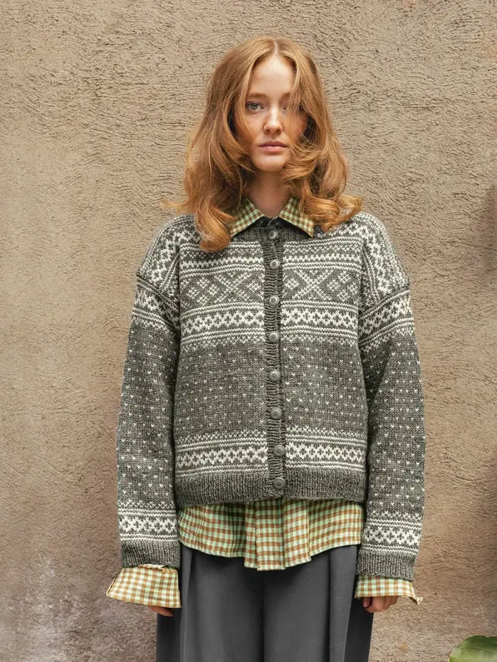 Strickpaket Sandnes Garn Setesdal Damenjacke