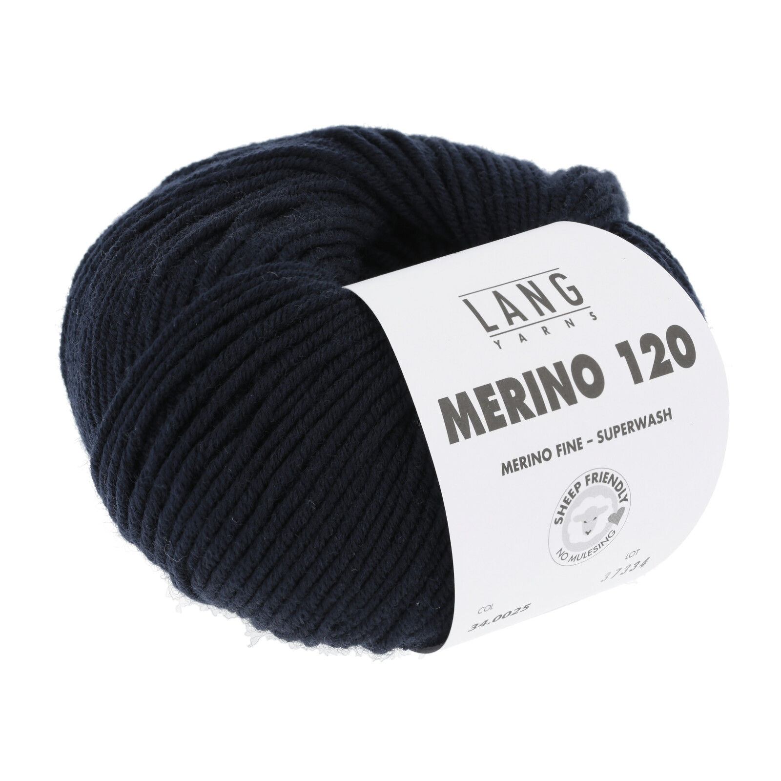 Lang Yarns Merino 120 Farbe 0025 dunkelblau