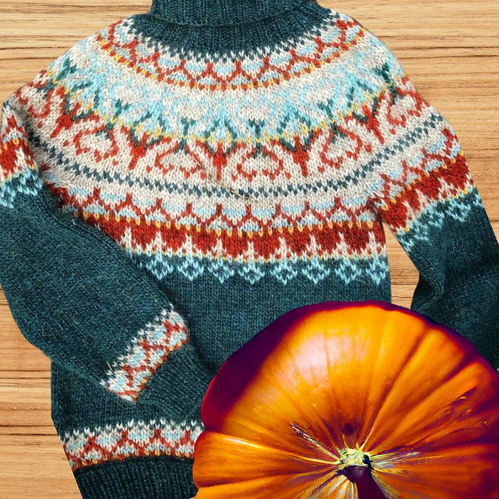 Strickpaket Islandpullover Alasuq petrol