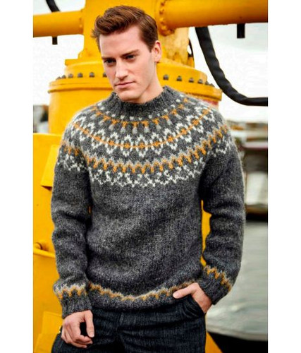 Alafoss Lopi Islandwolle Pulli Alafoss Islandpulli Strickanleitung