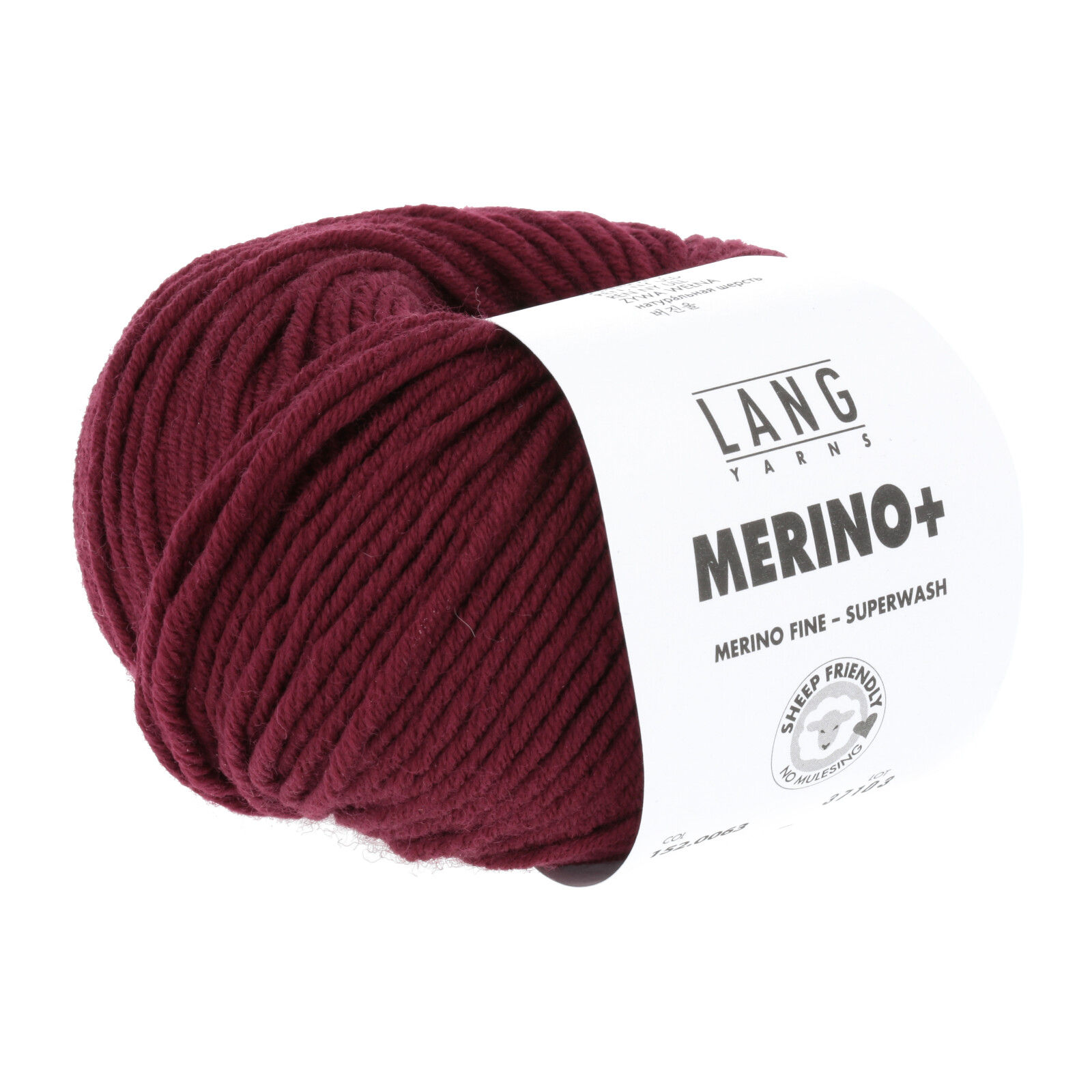 Lang Yarns Merino+ Farbe 0063 rot