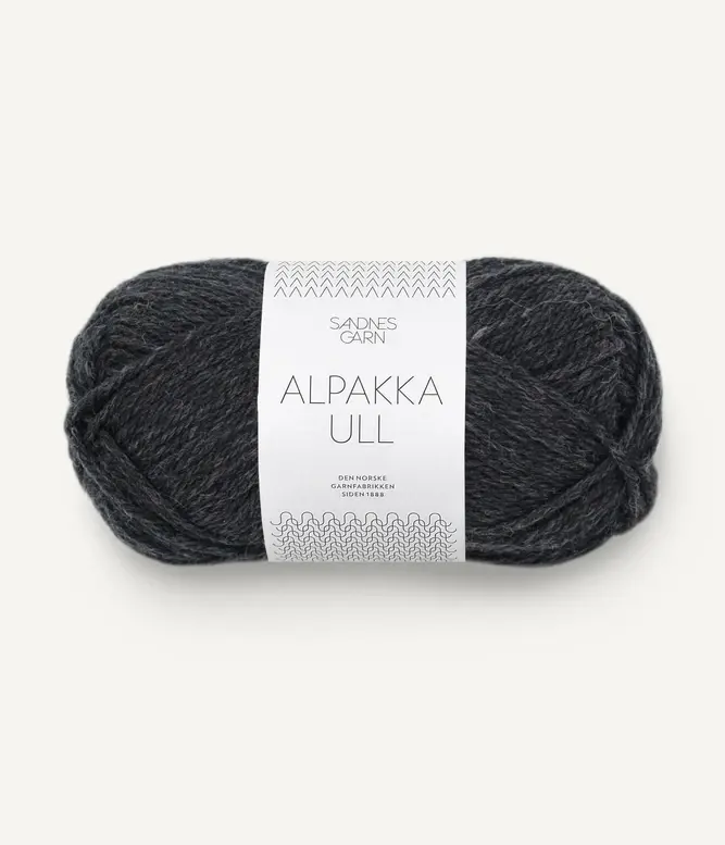 Sandnes Garn Alpakka Ull 1088 charcoal melange