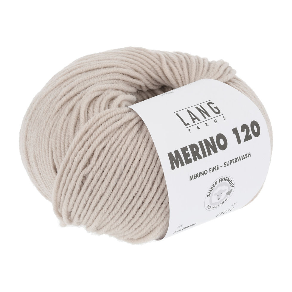 Lang Yarns Merino 120 Farbe 0096 beige