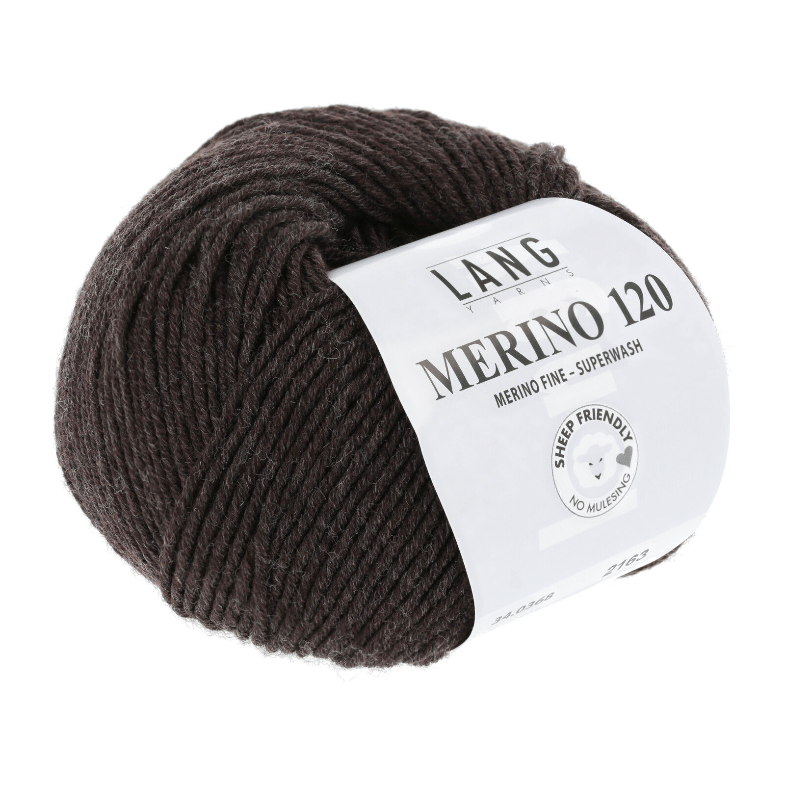 Lang Yarns Merino 120 Farbe 0368 braun