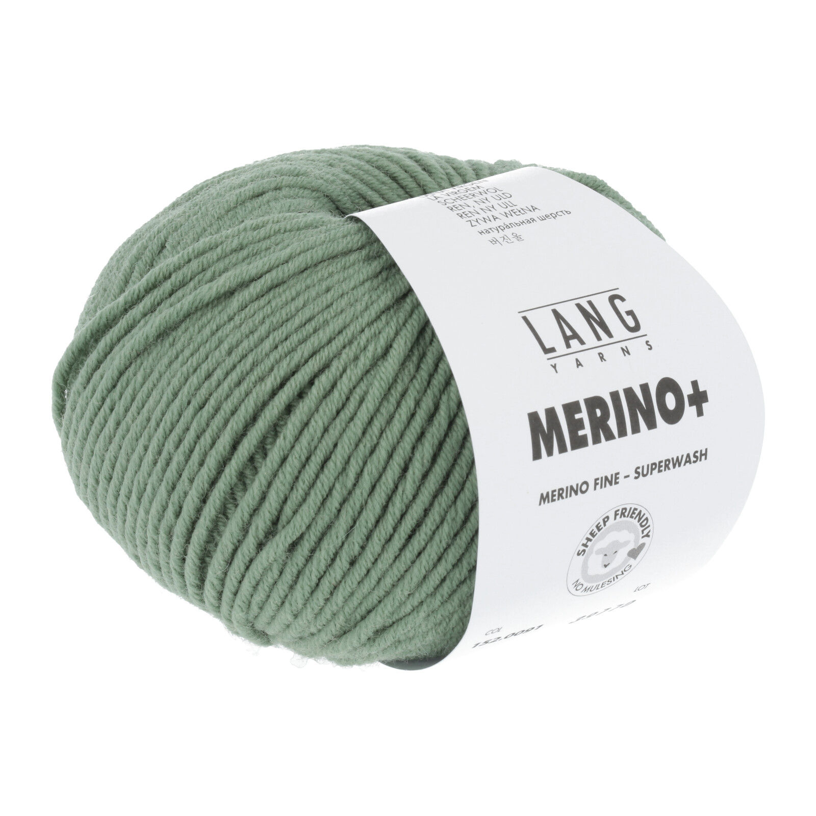 Lang Yarns Merino+ Farbe 0091 gruen