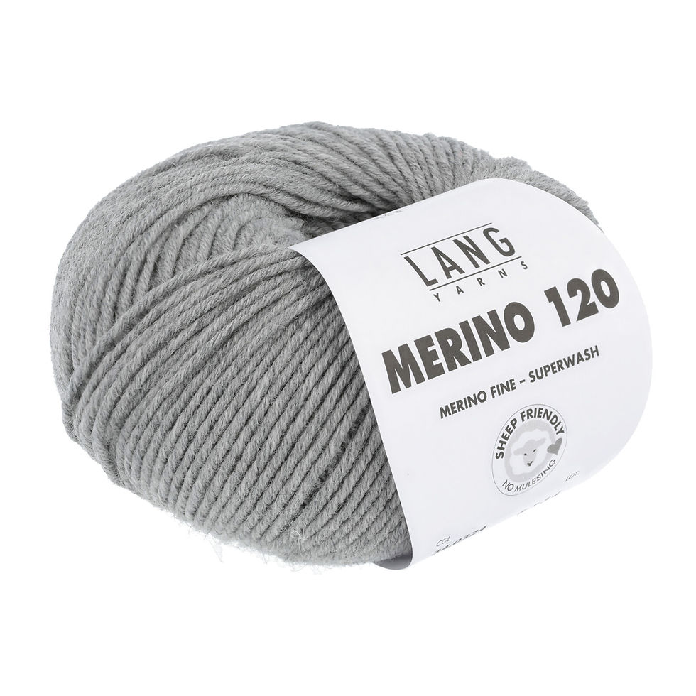 Lang Yarns Merino 120 Farbe 0324 grau
