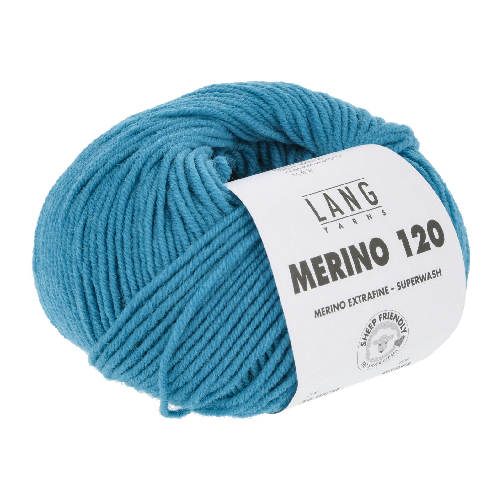 Lang Yarns Merino 120 Farbe 0378 tuerkis