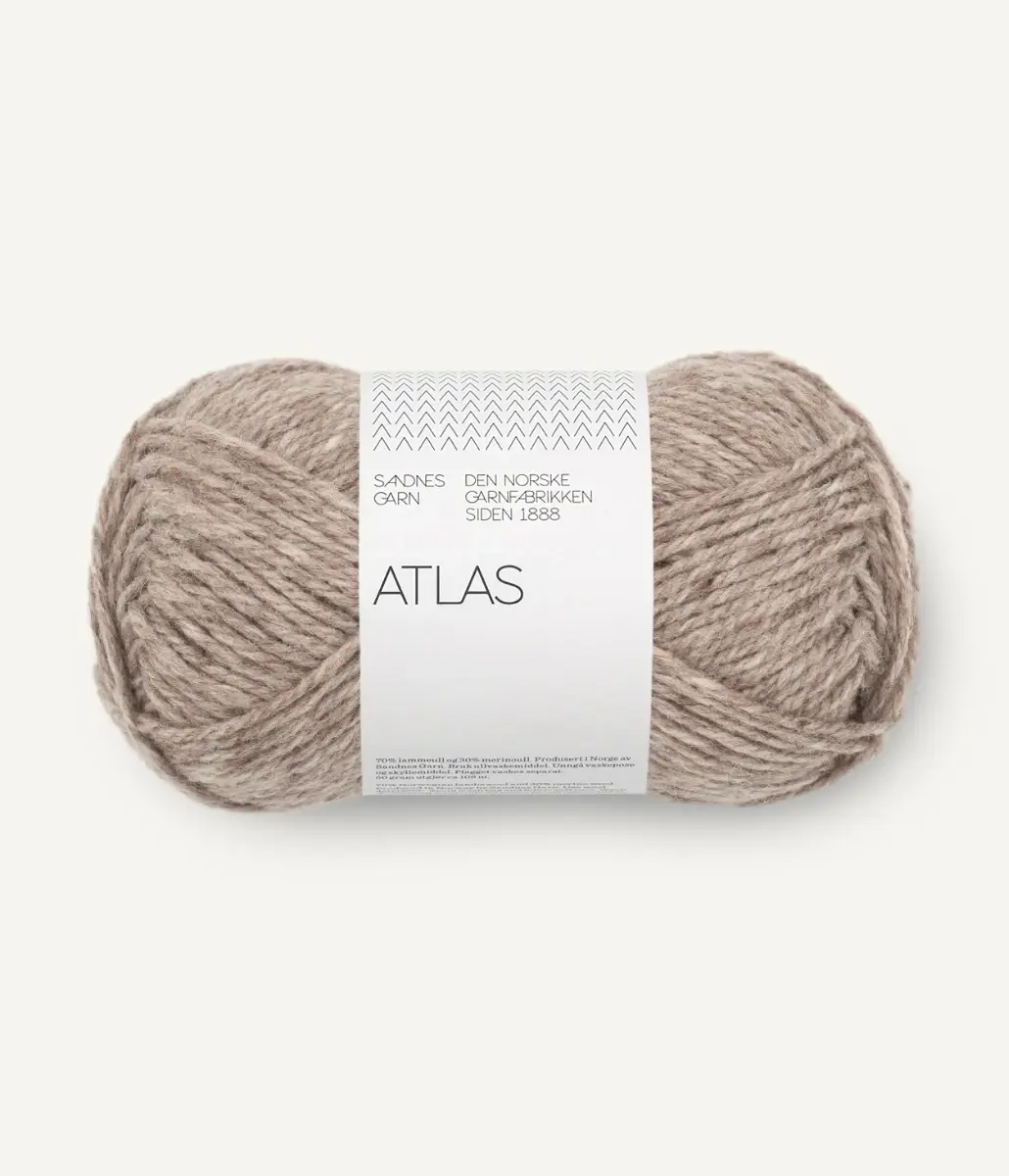 Sandnes Garn Atlas Farbe 2650 beige mottled