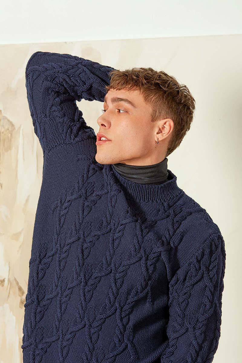 Pikkukuva: Lang Yarns Punto 44 Men Anleitungsheft