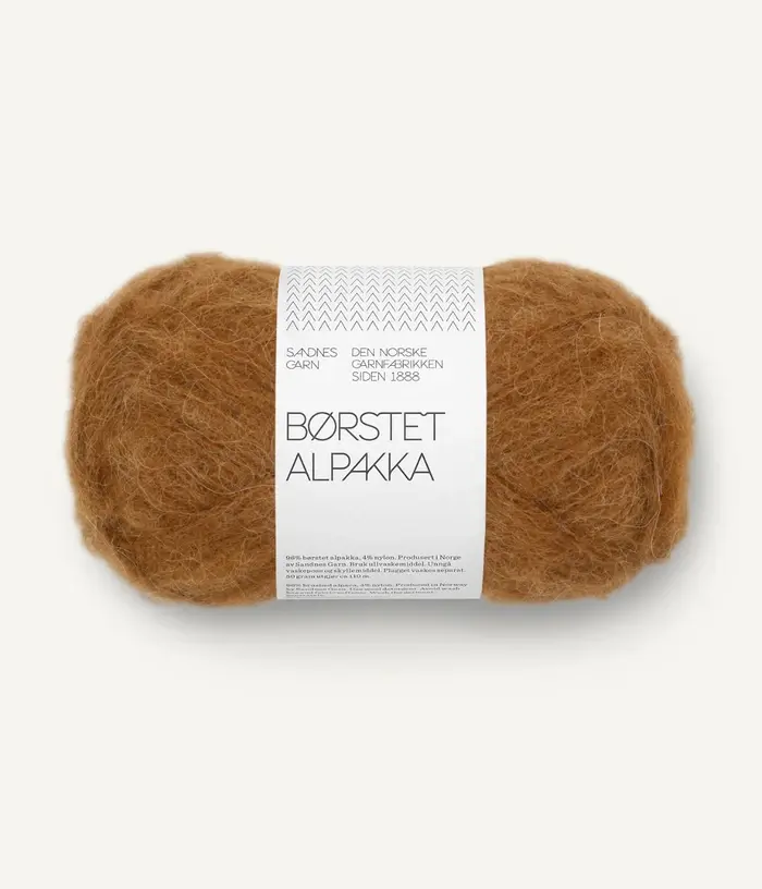 Sandnes Garn Borstet Alpakka Farbe 2573 monks robe