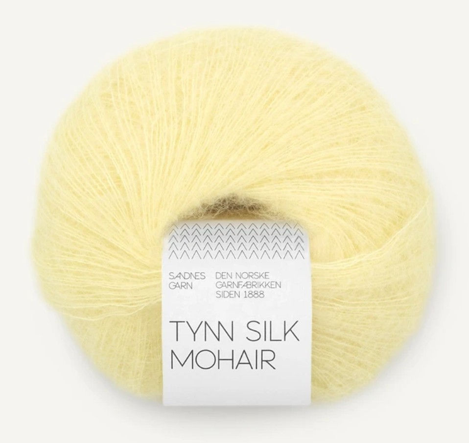 Sandnes Garn Tynn Silk Mohair 9602 lemonade