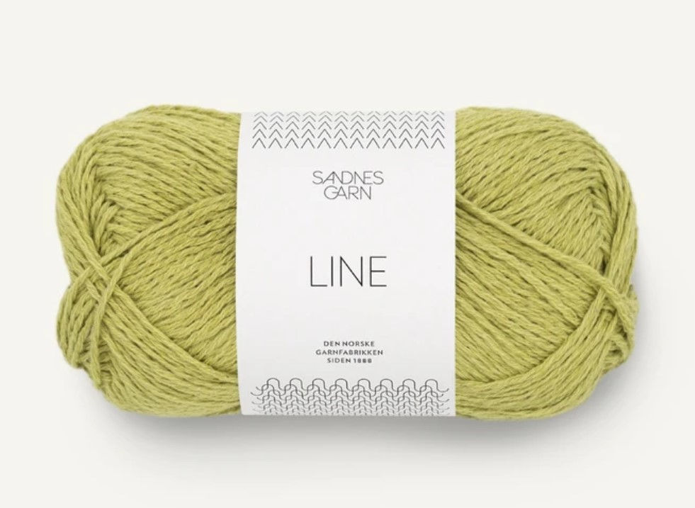 Sandnes Garn Line Farbe 9825 sunny lime