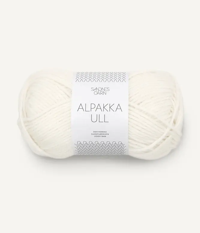 Sandnes Garn Alpakka Ull 1002 white