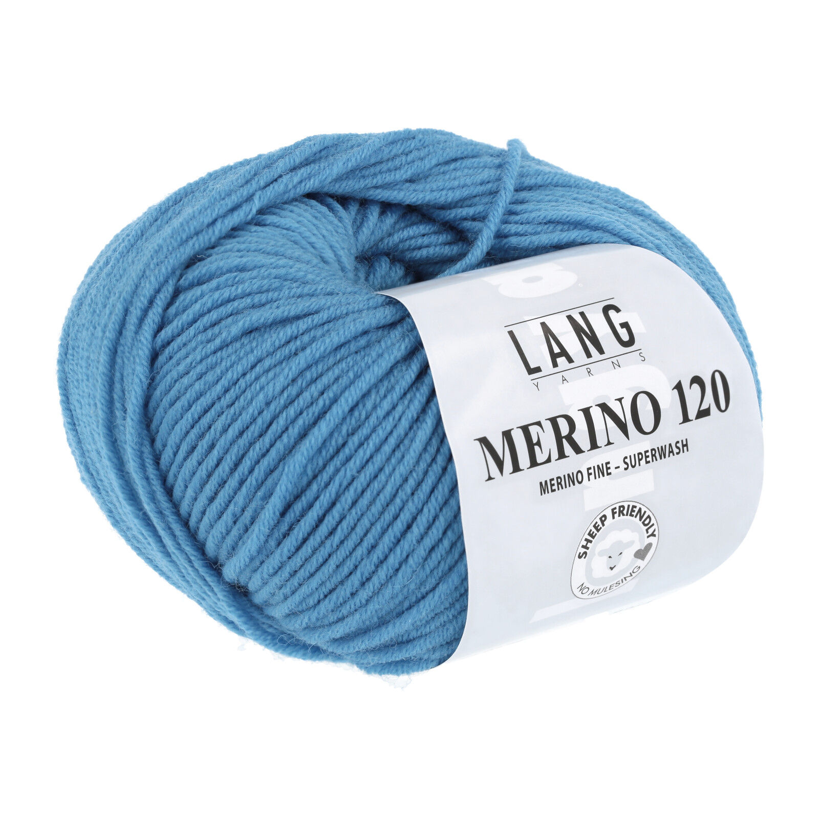 Lang Yarns Merino 120 Farbe 0178 blau