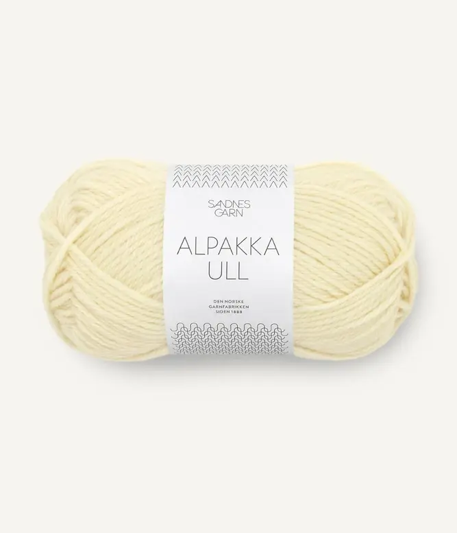 Sandnes Garn Alpakka Ull 2009 lemon icing