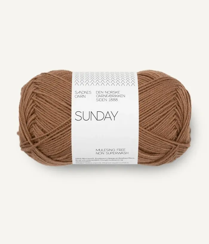 Sandnes Garn Sunday Farbe 3052 pecan brown