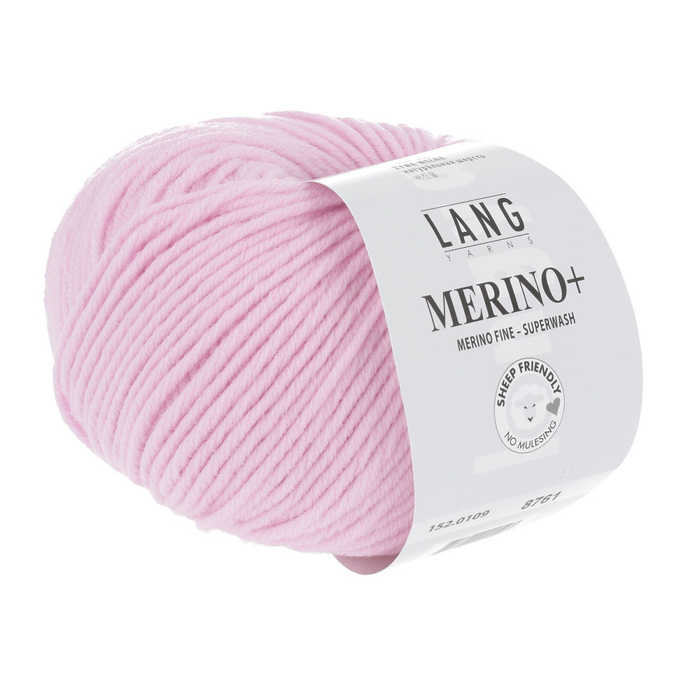 Lang Yarns Merino+ Farbe 0109 rosa