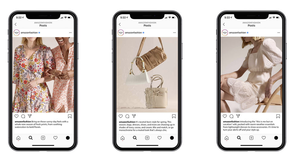 Premium Brands spring fashion 2022 IG posts