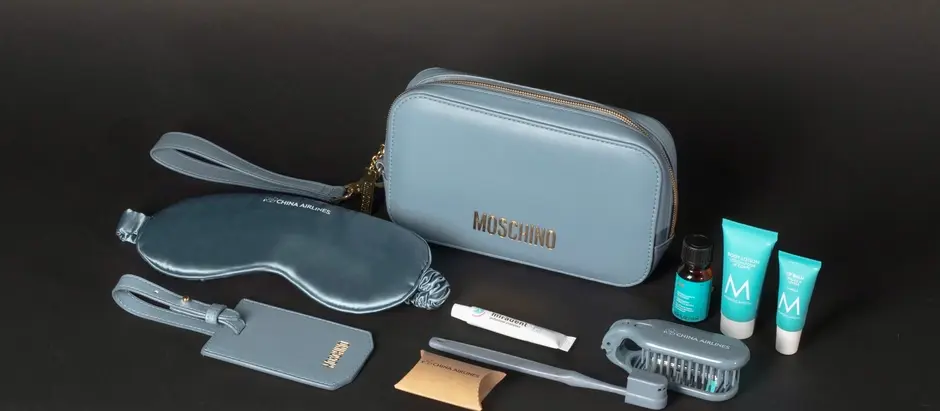 Moschino x China Airlines amenities kits