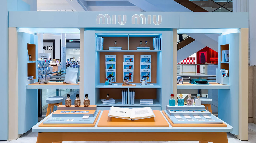 Miu Miu pop up at Selfridges, luxury customer experience