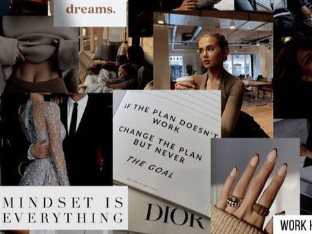 vision board collage