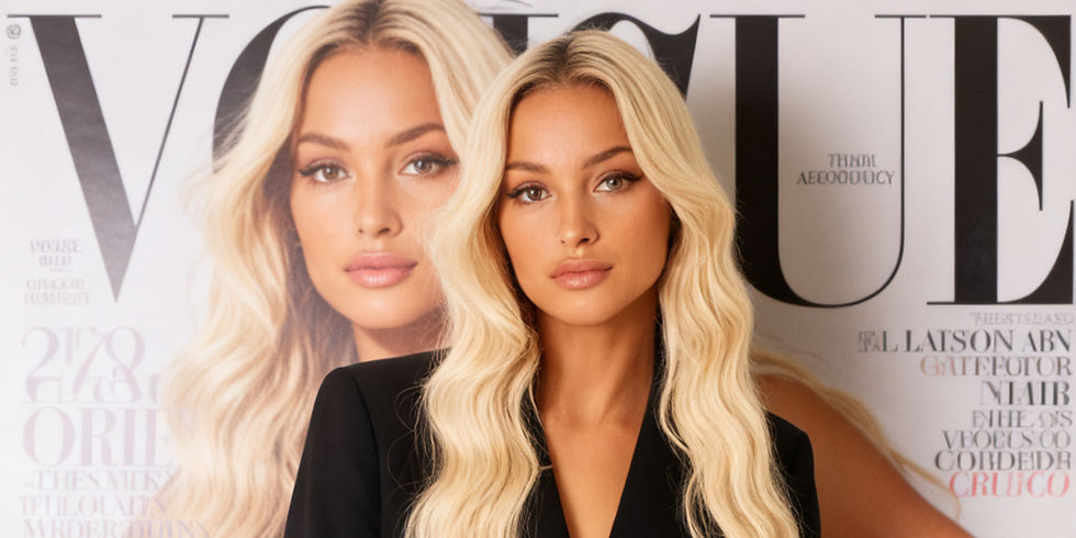 model on vogue cover